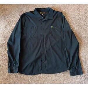 Monster Energy Black Button Down Promotional Logo Shirt Mens 3XL